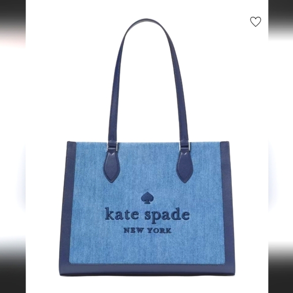 kate spade Handbags - 🛑SOLD‼️Kate Spade Ellie Denim Large Tote